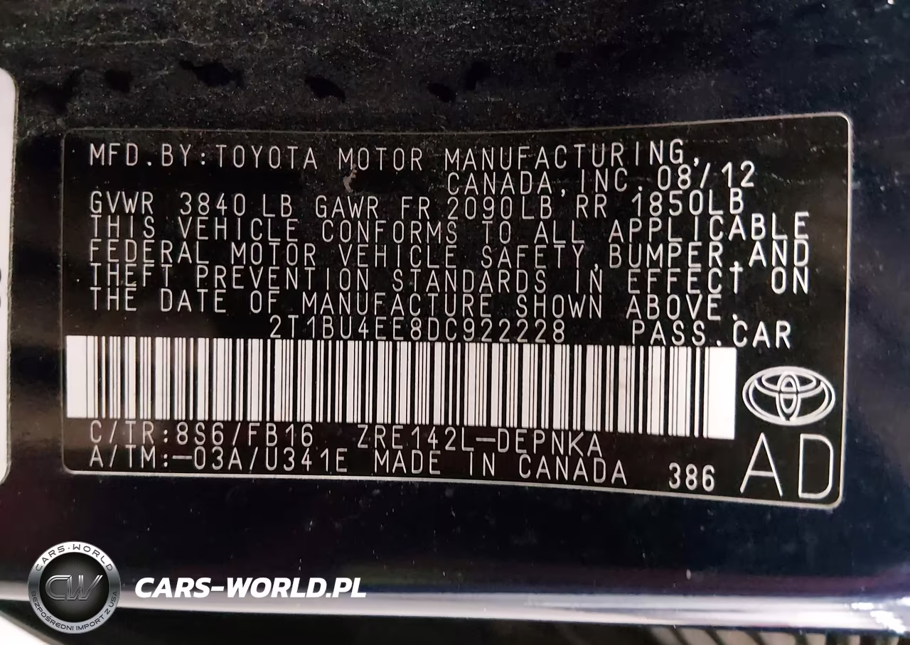 2013 Toyota Corolla Le VIN:2T1BU4EE8DC922228 - 9