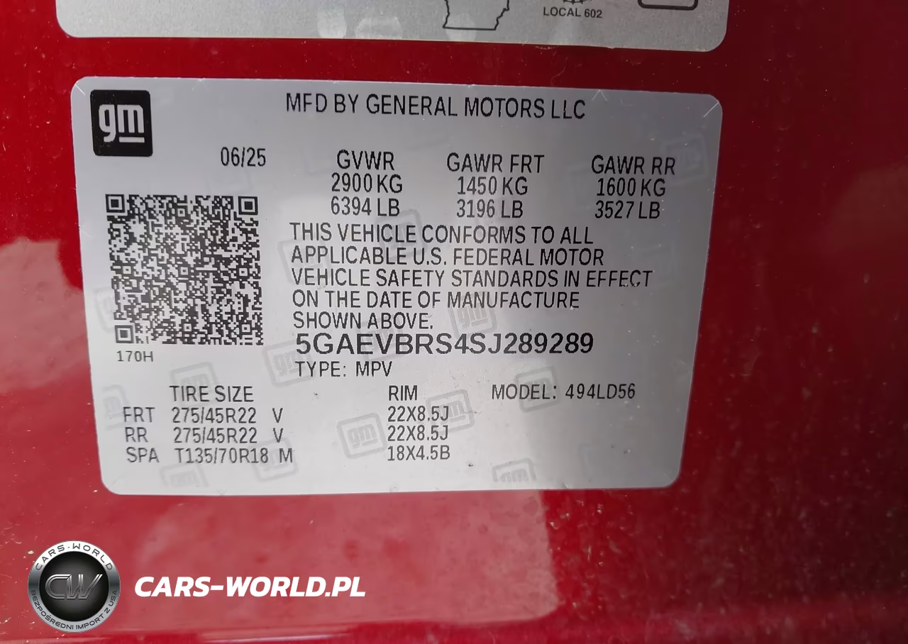 2025 Buick Enclave Sport Touring Fwd VIN:5GAEVBRS4SJ289289 - 9