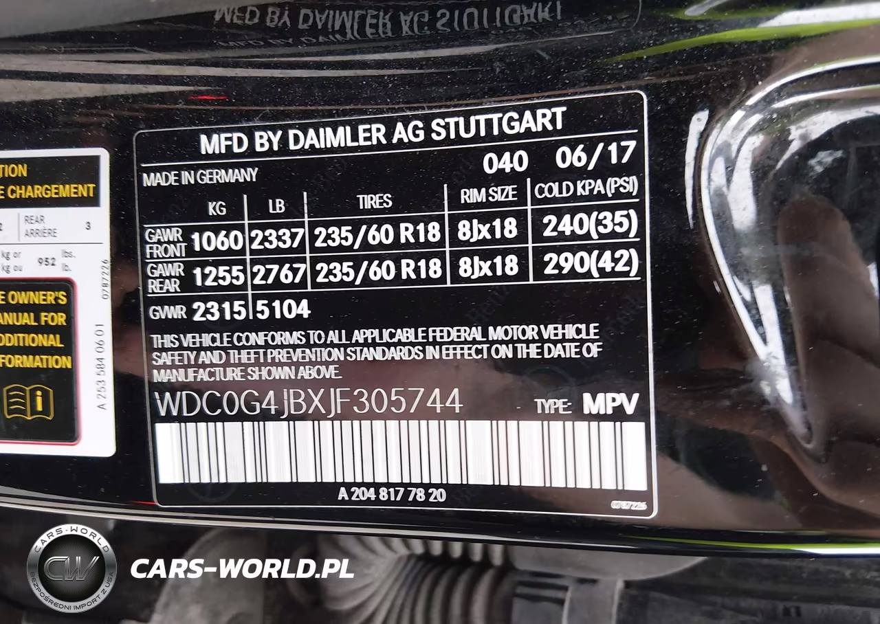 2018 Mercedes-Benz Glc 300 VIN:WDC0G4JBXJF305744 - 9