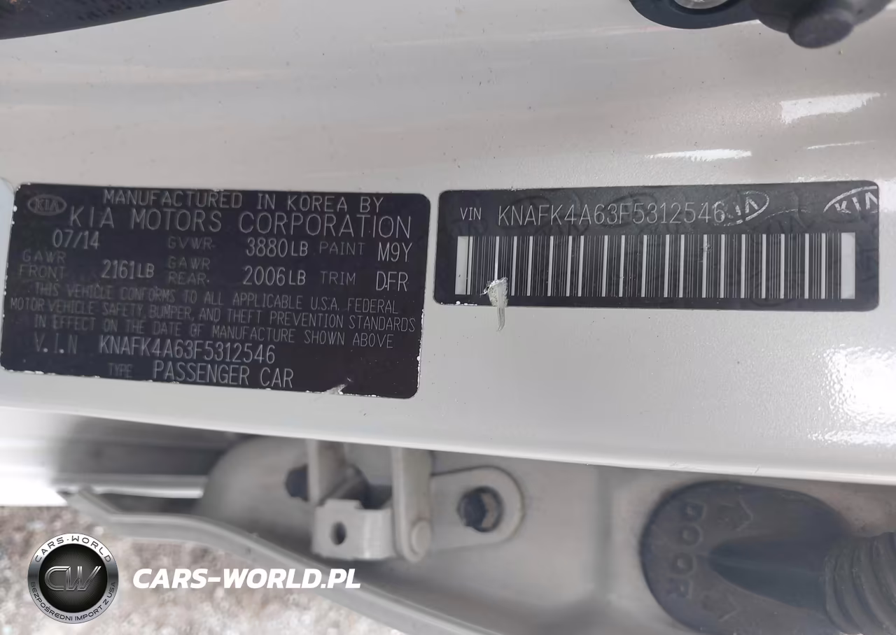 2015 Kia Forte Lx VIN:KNAFK4A63F5312546 - 9