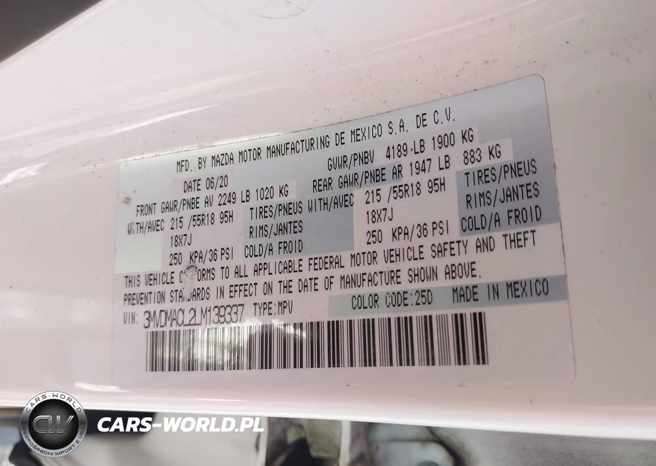 2020 Mazda Cx-30 Select Package VIN:3MVDMACL2LM139337 - 9