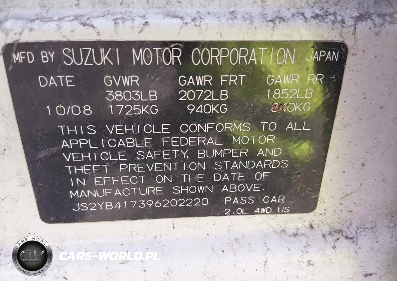2009 Suzuki Sx4 Touring VIN:JS2YB417396202220 - 9