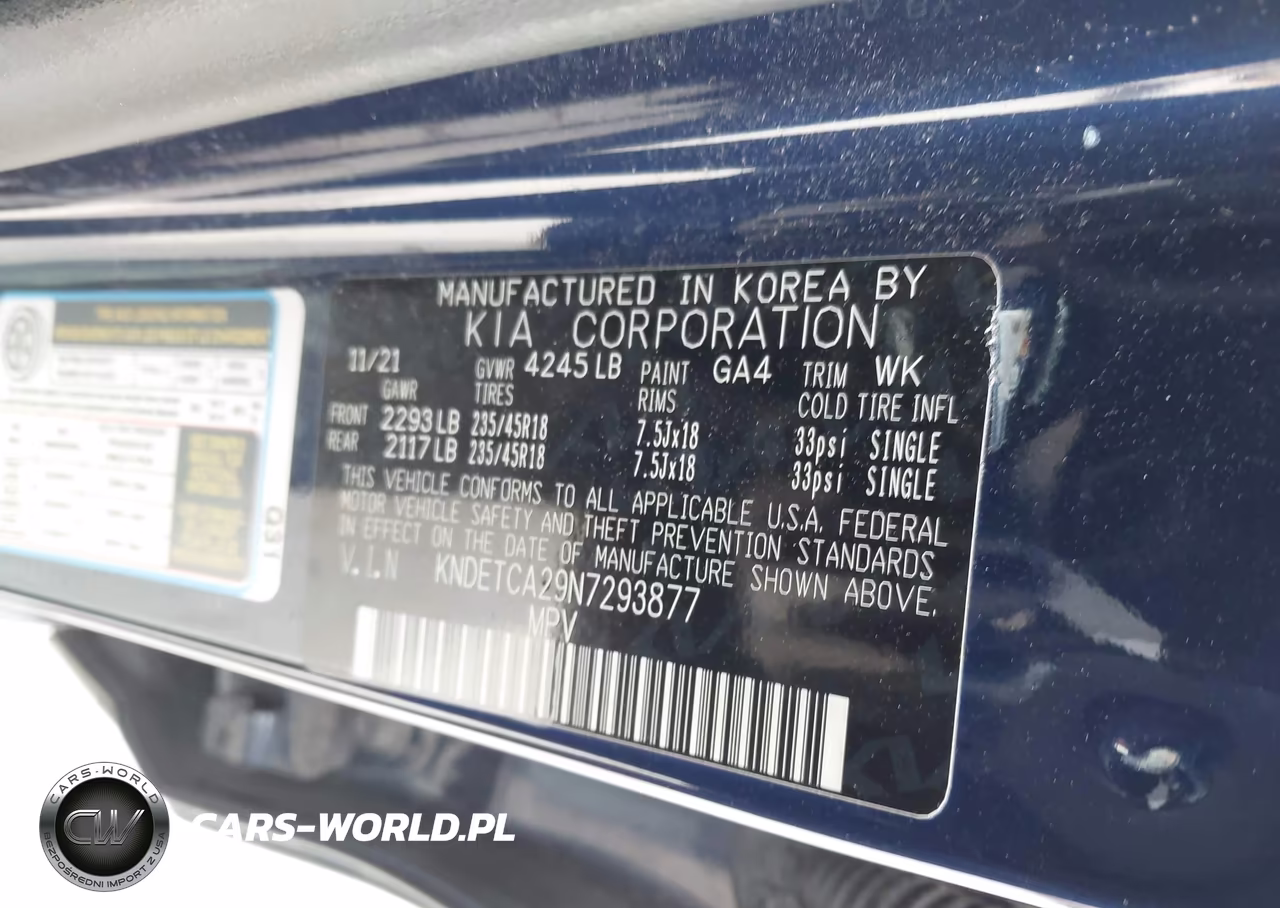 2022 Kia Seltos Sx Turbo VIN:KNDETCA29N7293877 - 9