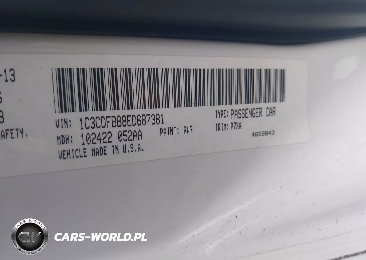 2014 Dodge Dart Sxt VIN:1C3CDFBB8ED687381 - 9