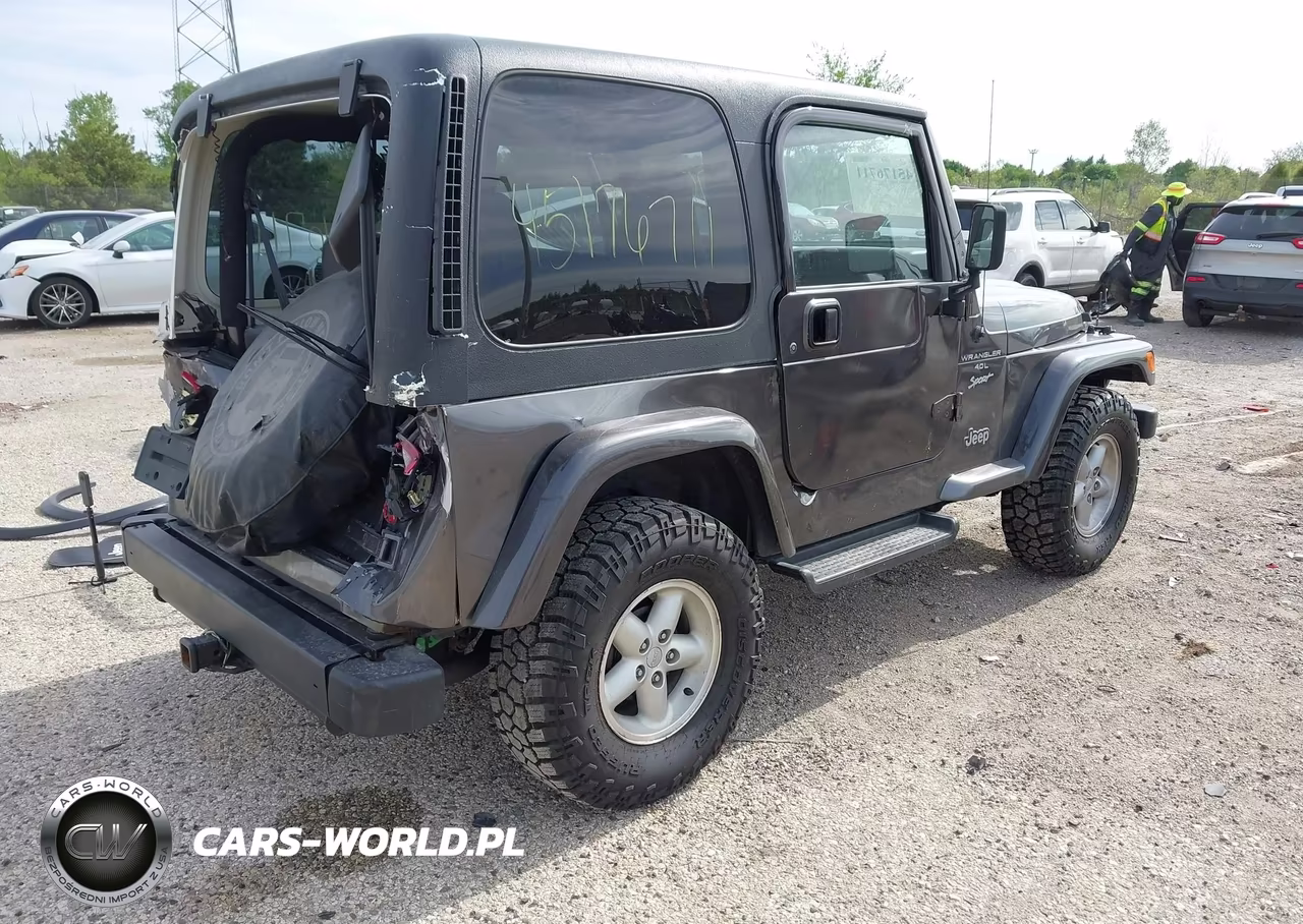 2000 Jeep Wrangler Sport VIN:1J4FA49S1YP778002 - 4