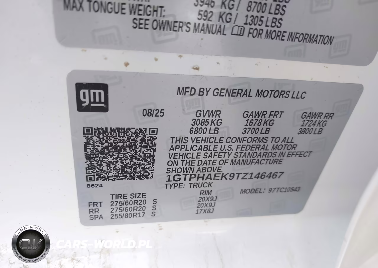 2026 GMC Sierra 1500 VIN:1GTPHAEK9TZ146467 - 9