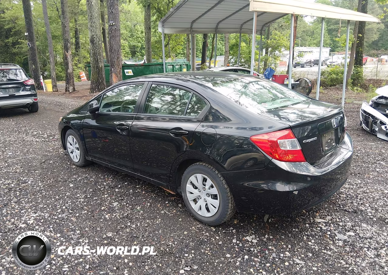 2012 Honda Civic Lx VIN:2HGFB2F58CH554665 - 3