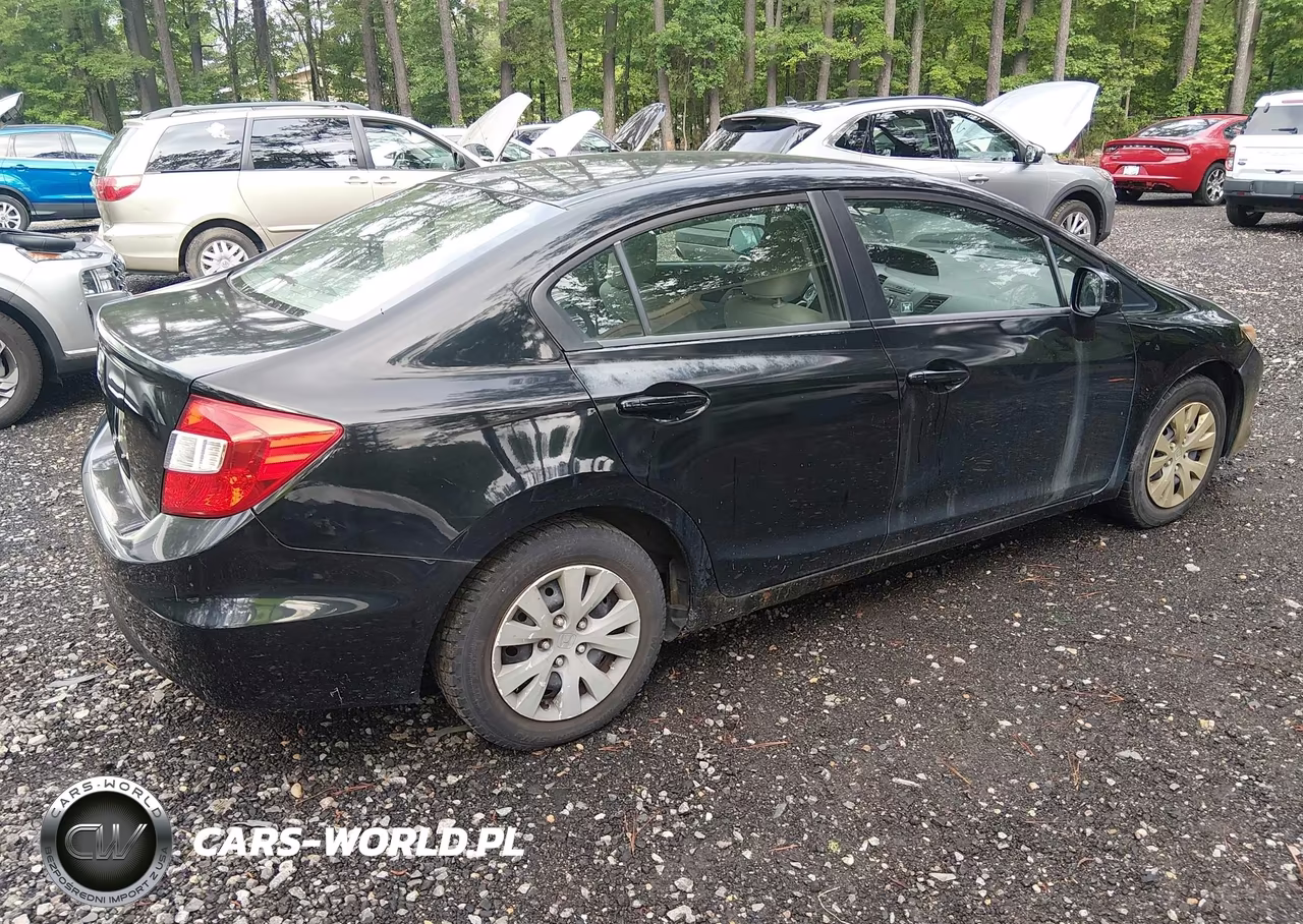 2012 Honda Civic Lx VIN:2HGFB2F58CH554665 - 4