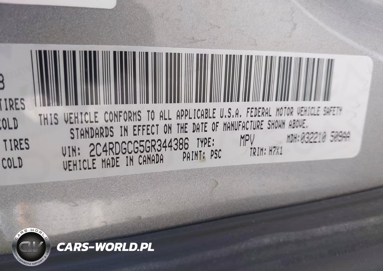 2016 Dodge Grand Caravan Sxt VIN:2C4RDGCG5GR344386 - 9