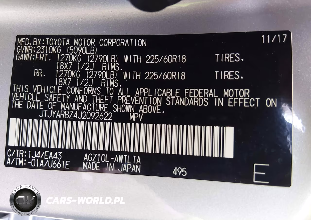 2018 Lexus Nx 300 VIN:JTJYARBZ4J2092622 - 9