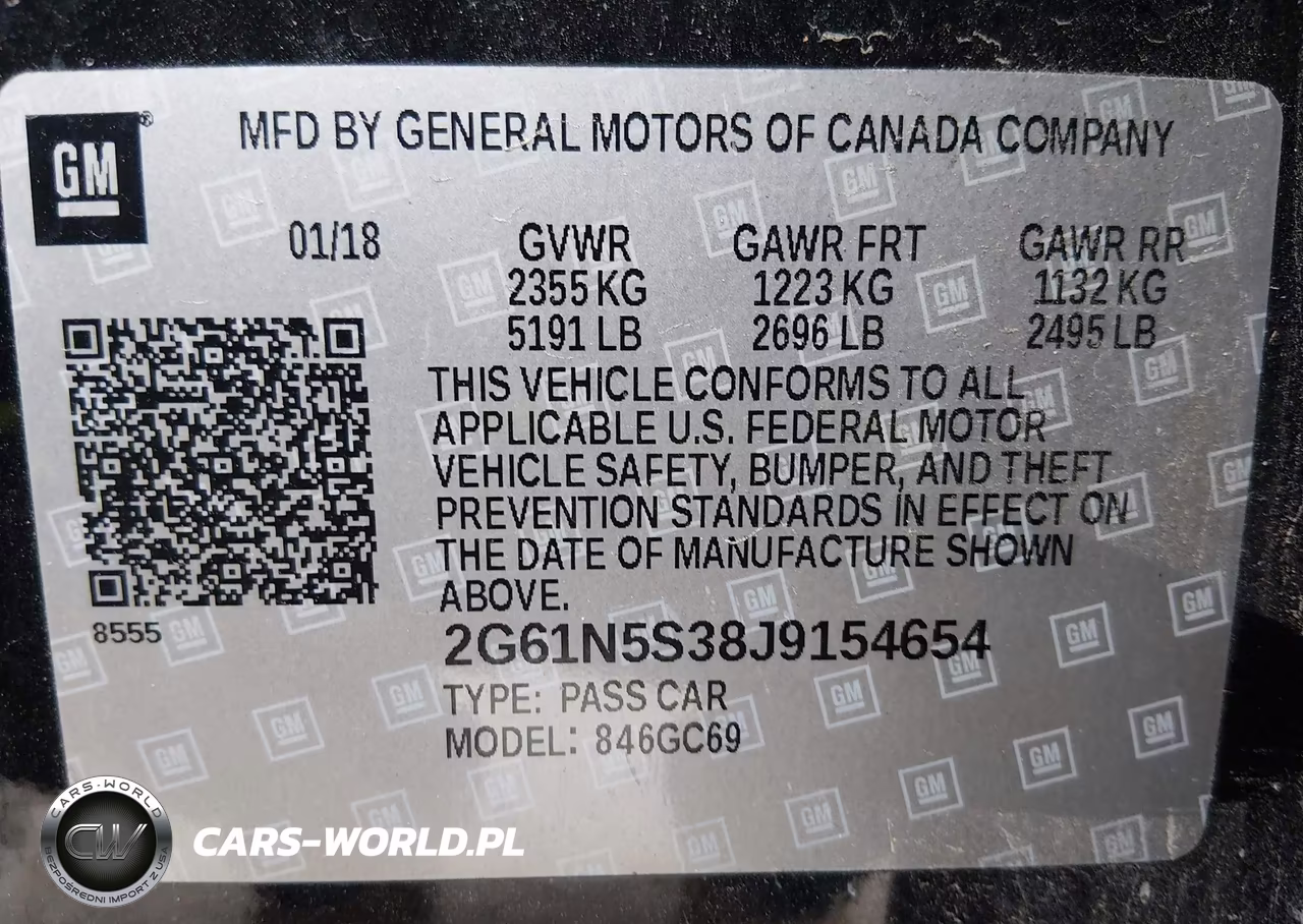 2018 Cadillac Xts Luxury VIN:2G61N5S38J9154654 - 9