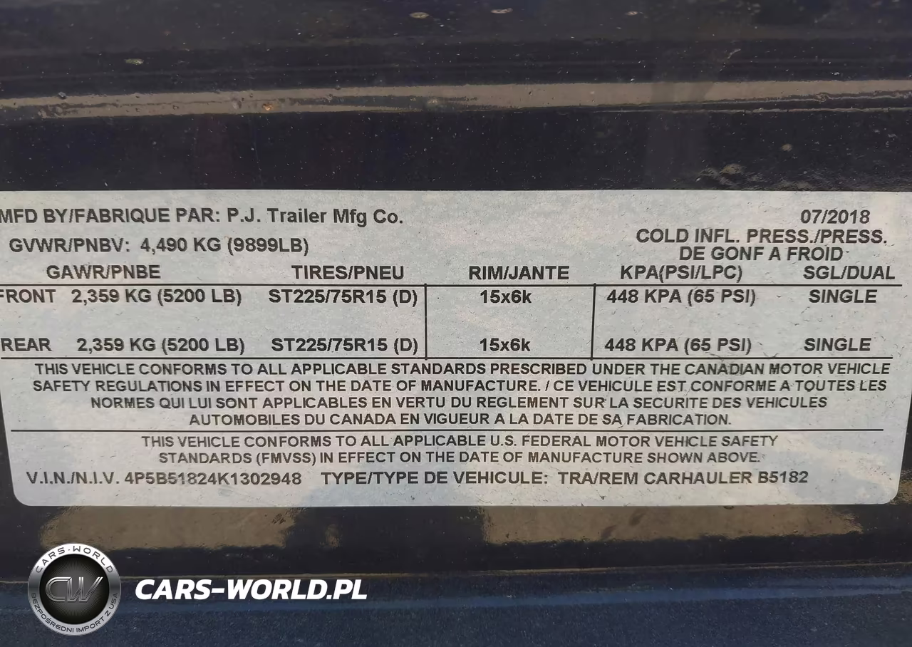 2019 Pj Trailers Unknown VIN:4P5B51824K1302948 - 8