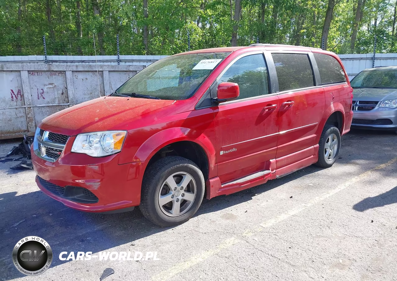2012 Dodge Grand Caravan Sxt VIN:2C4RDGCG6CR281230 - 2