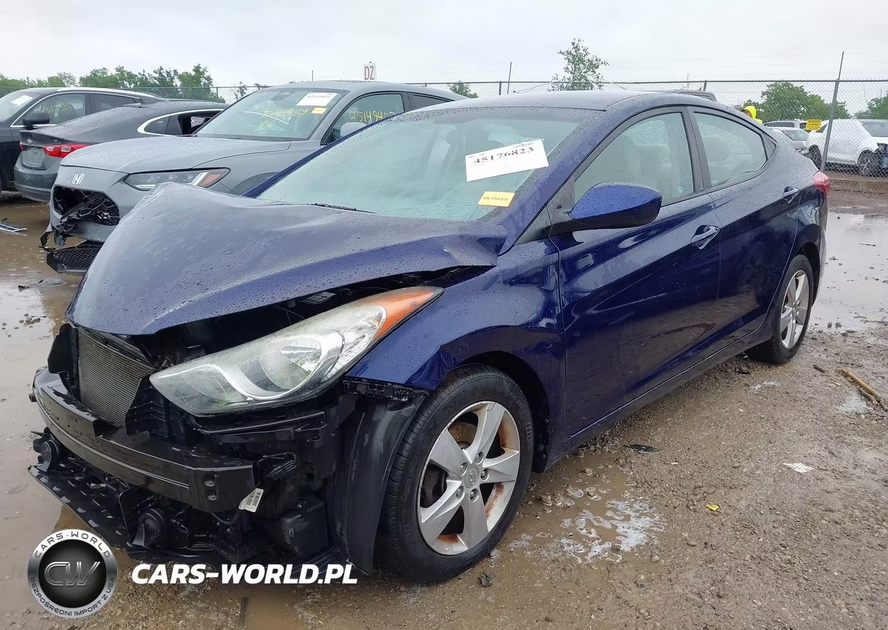 2013 Hyundai Elantra Gls VIN:5NPDH4AE3DH392329 - 2