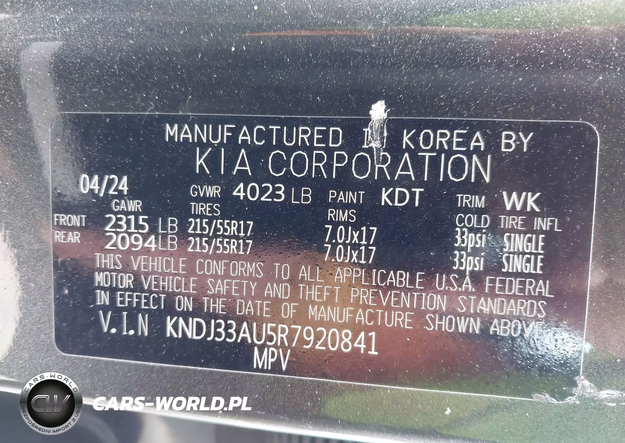 2024 Kia Soul Ex VIN:KNDJ33AU5R7920841 - 9