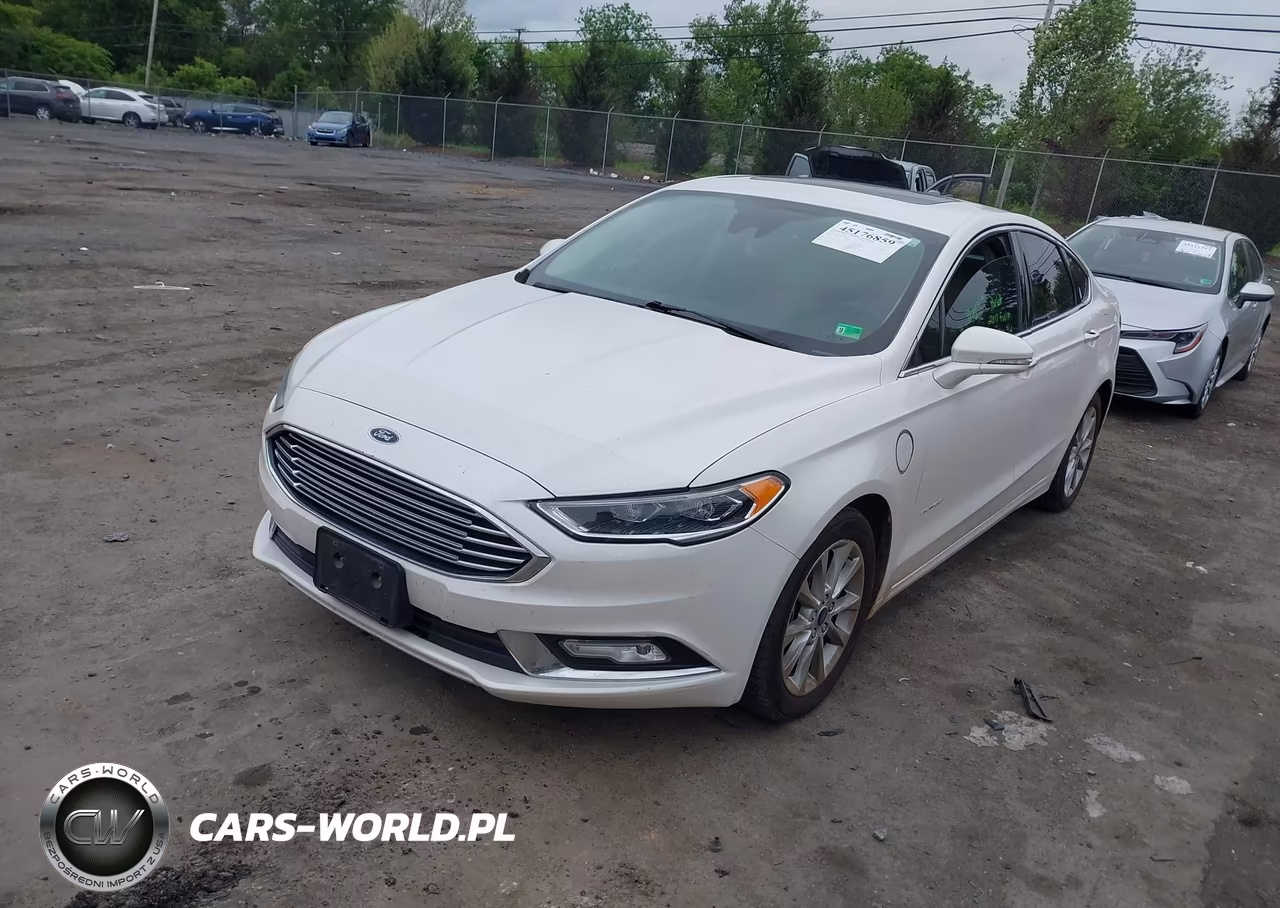 2017 Ford Fusion Energi Titanium VIN:3FA6P0SU7HR253968 - 2