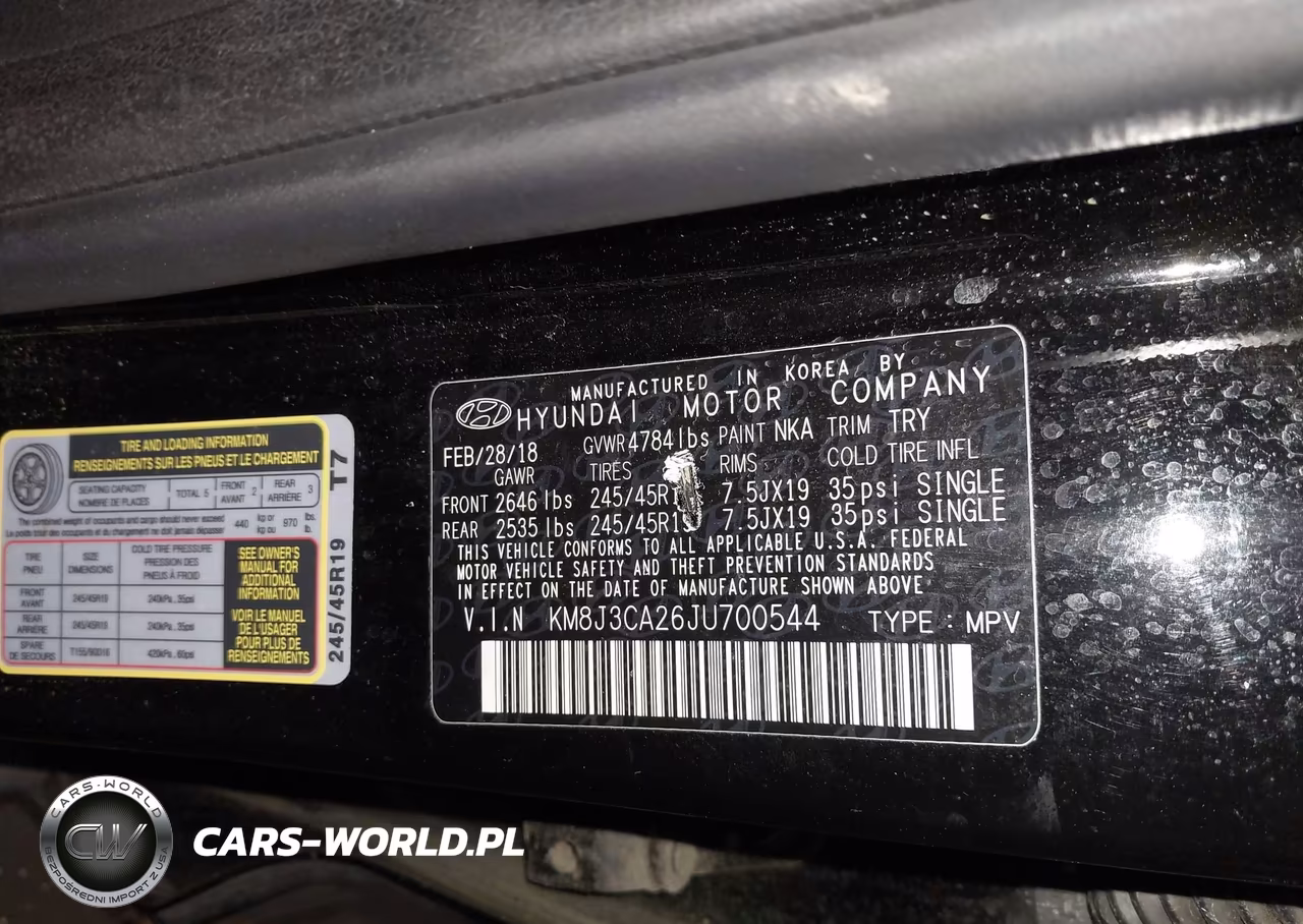 2018 Hyundai Tucson Limited VIN:KM8J3CA26JU700544 - 9