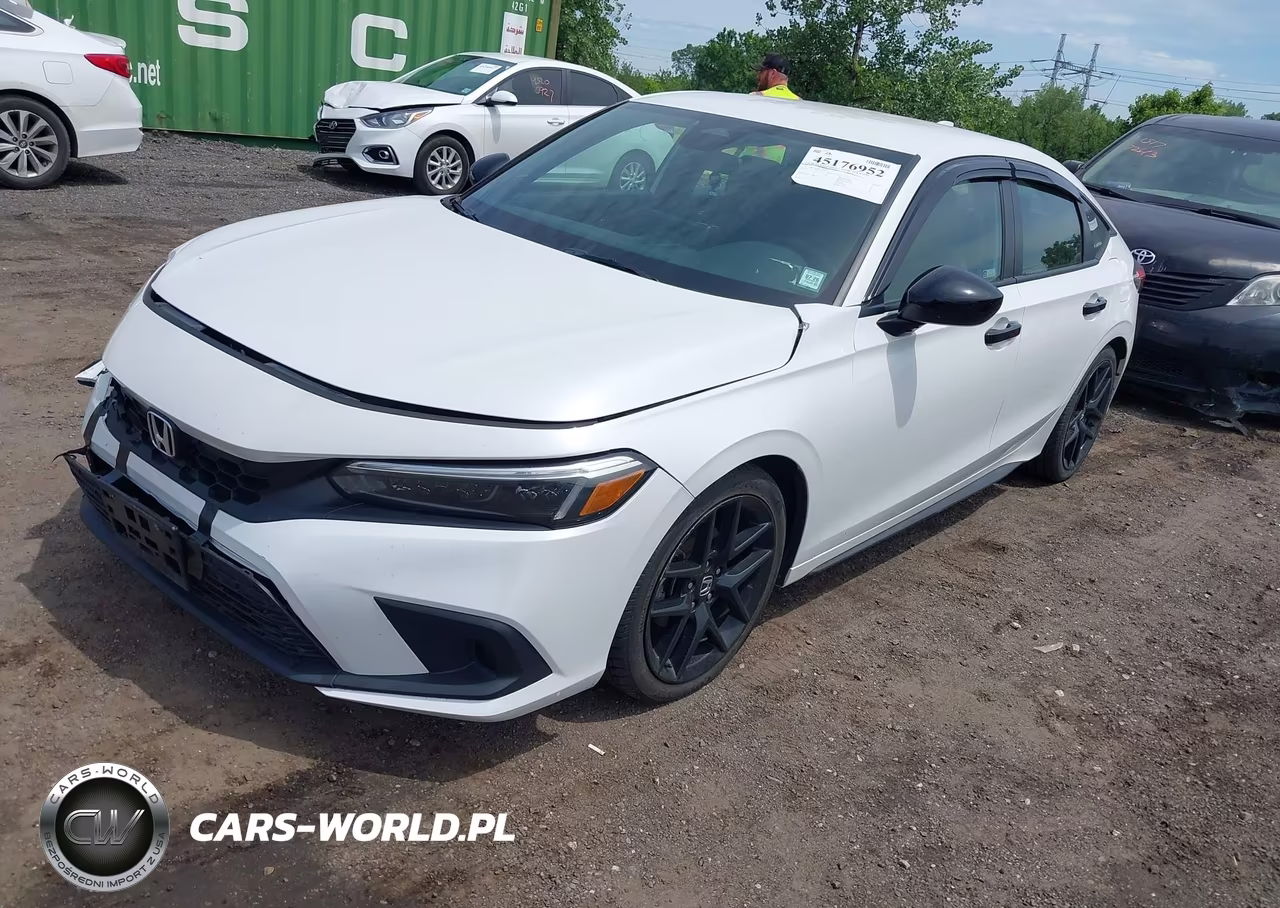 2022 Honda Civic Sport VIN:19XFL2H80NE018648 - 2
