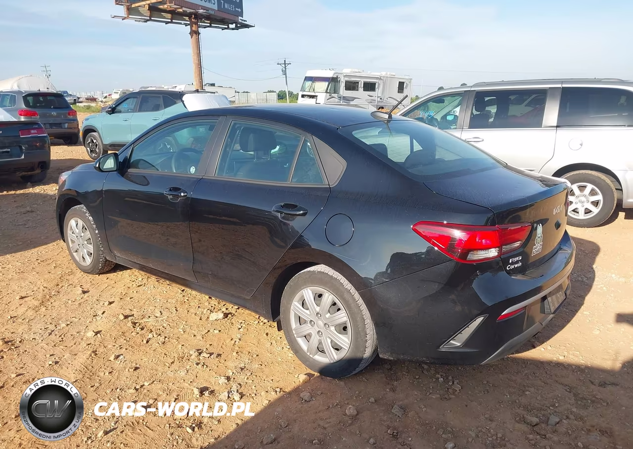 2022 Kia Rio S VIN:3KPA24AD5NE458719 - 3