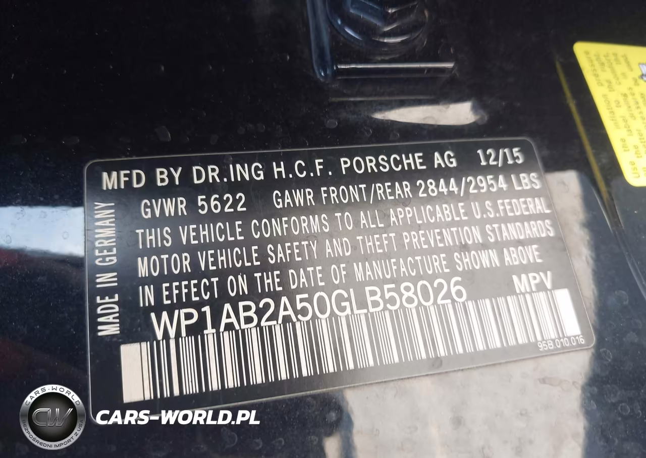 2016 Porsche Macan S VIN:WP1AB2A50GLB58026 - 9