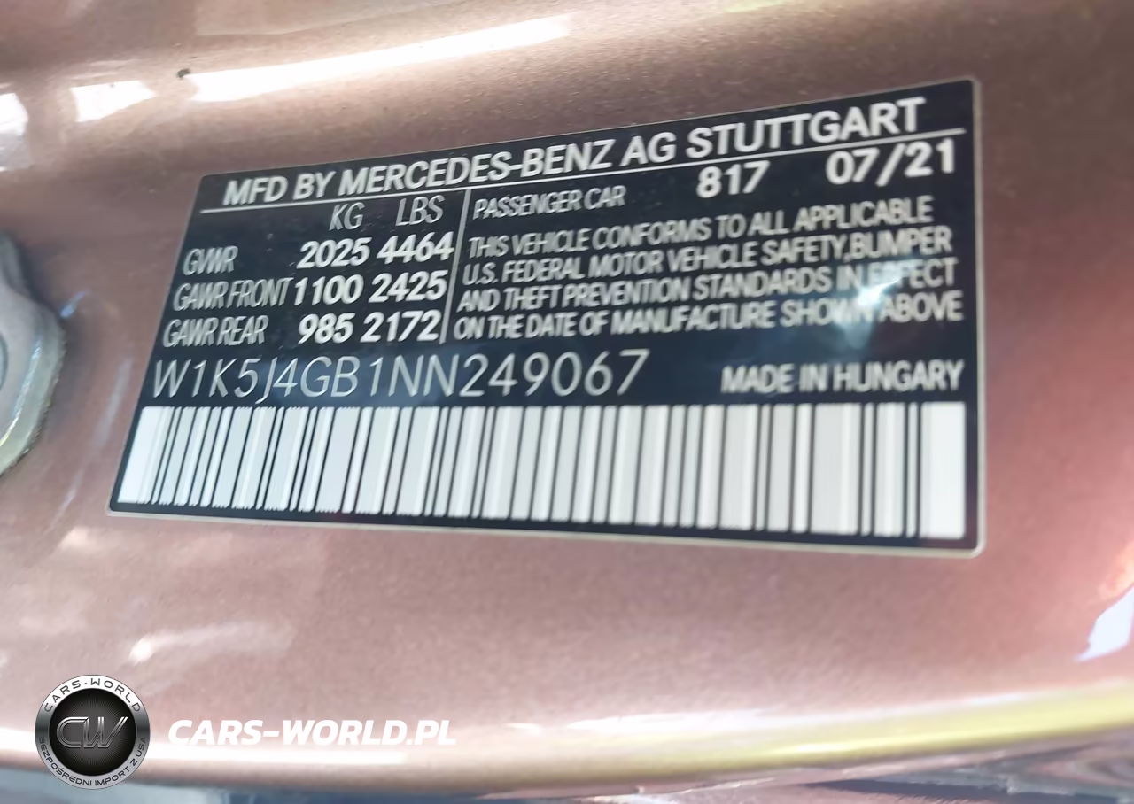 2022 Mercedes-Benz Cla 250 Coupe VIN:W1K5J4GB1NN249067 - 9