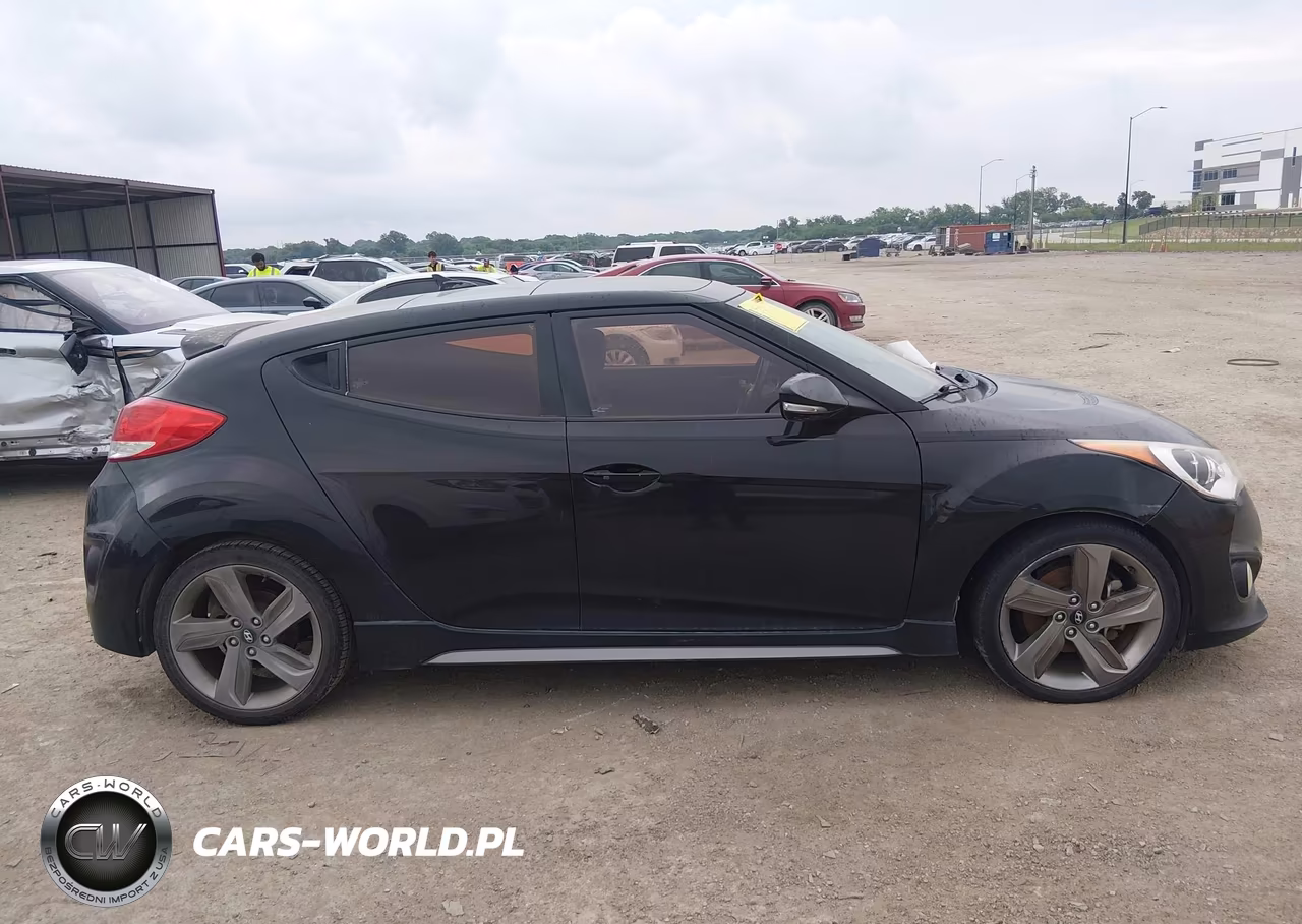 2014 Hyundai Veloster Turbo W-Black VIN:KMHTC6AE0EU204746 - 13
