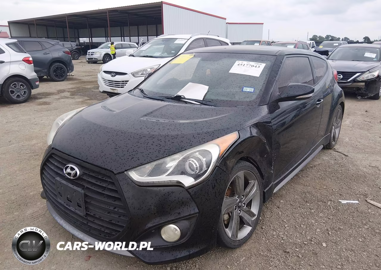 2014 Hyundai Veloster Turbo W-Black VIN:KMHTC6AE0EU204746 - 2