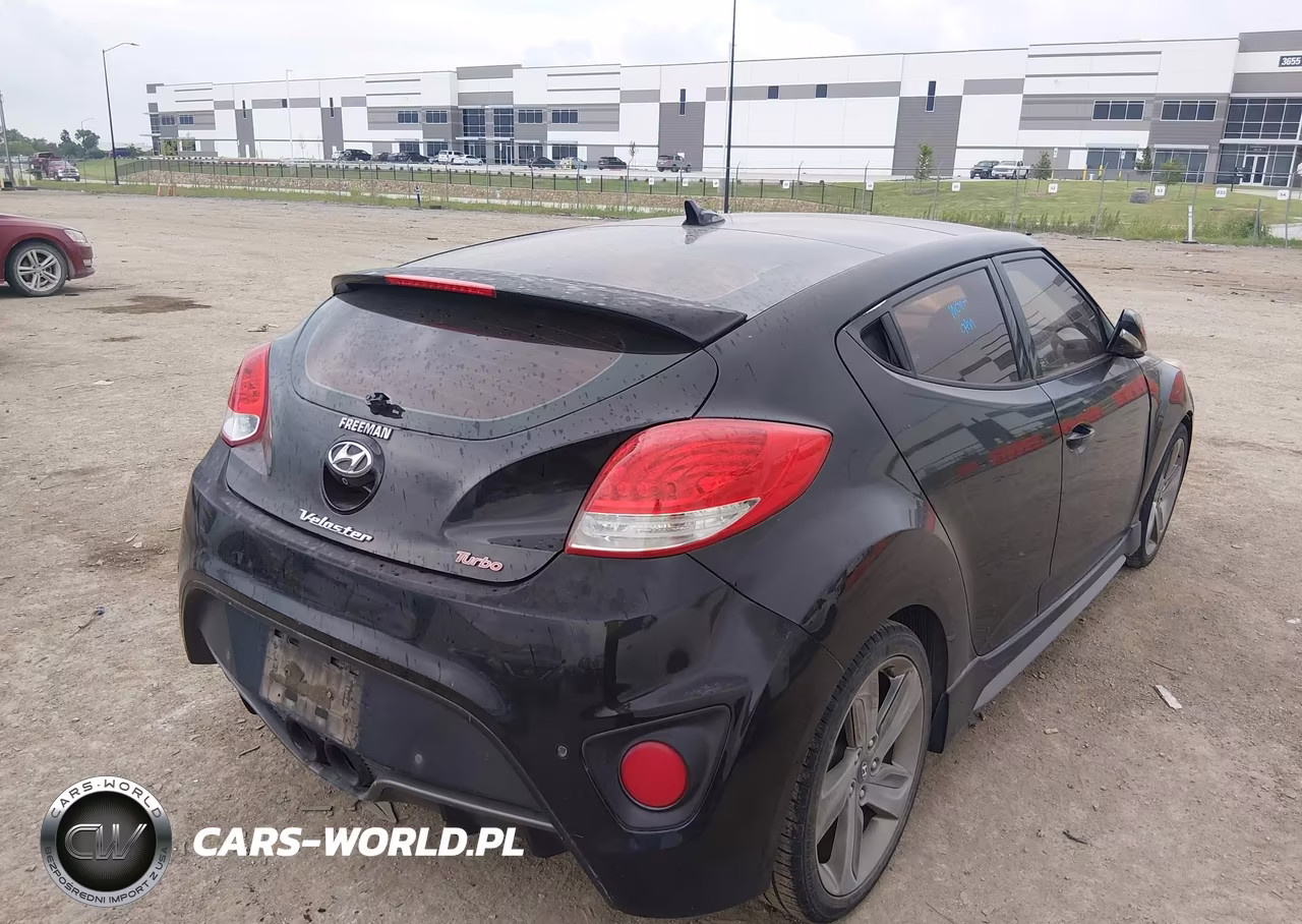 2014 Hyundai Veloster Turbo W-Black VIN:KMHTC6AE0EU204746 - 4