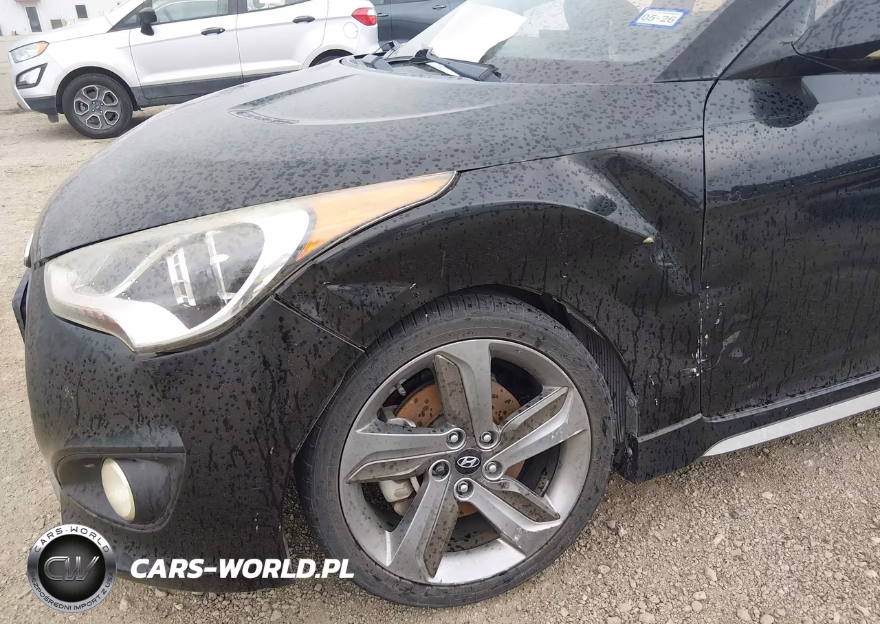 2014 Hyundai Veloster Turbo W-Black VIN:KMHTC6AE0EU204746 - 6