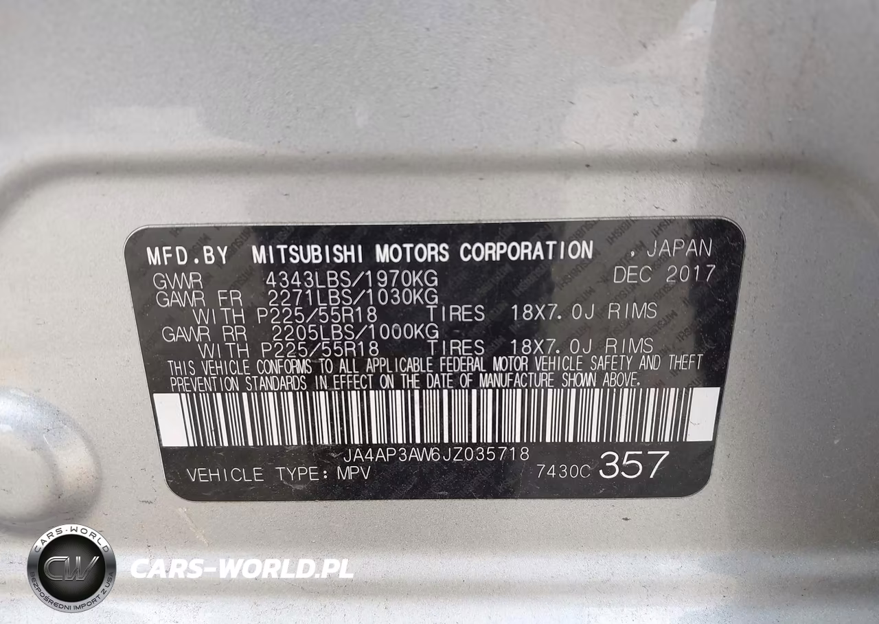 2018 Mitsubishi Outlander Sport 2.4 Se VIN:JA4AP3AW6JZ035718 - 9