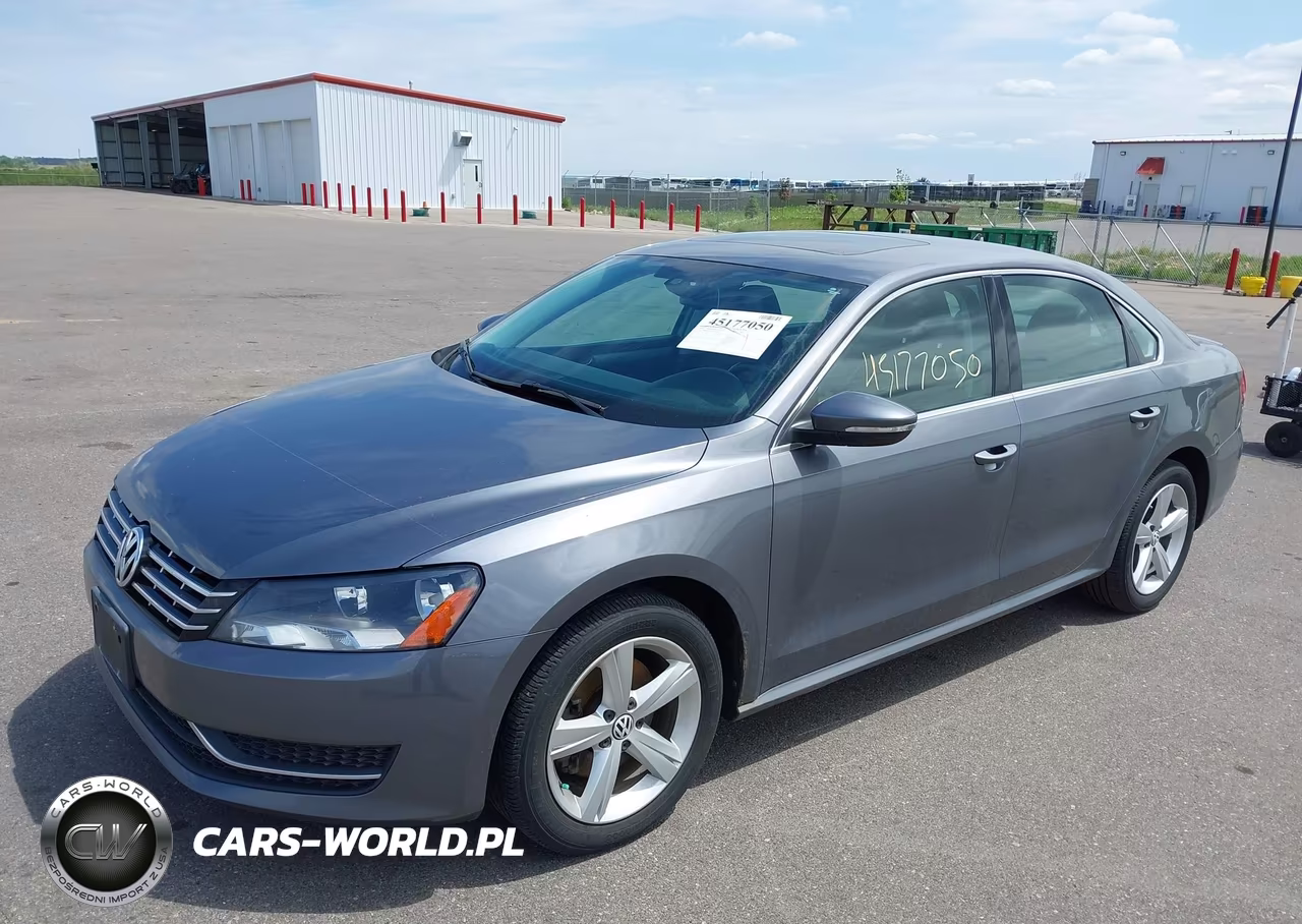 2012 Volkswagen Passat 2.0L Tdi Se VIN:1VWBN7A31CC025520 - 2