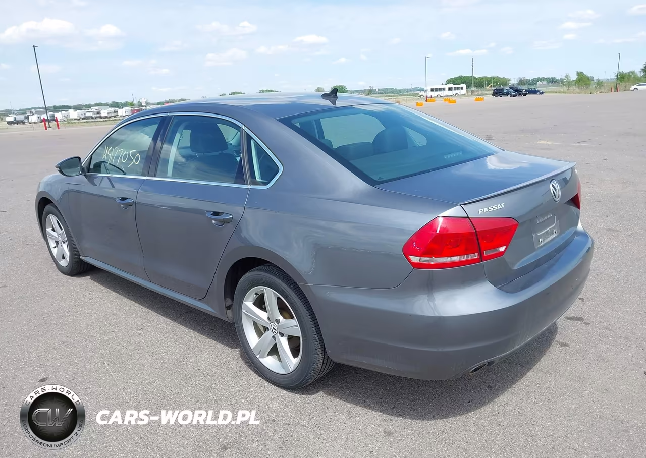 2012 Volkswagen Passat 2.0L Tdi Se VIN:1VWBN7A31CC025520 - 3