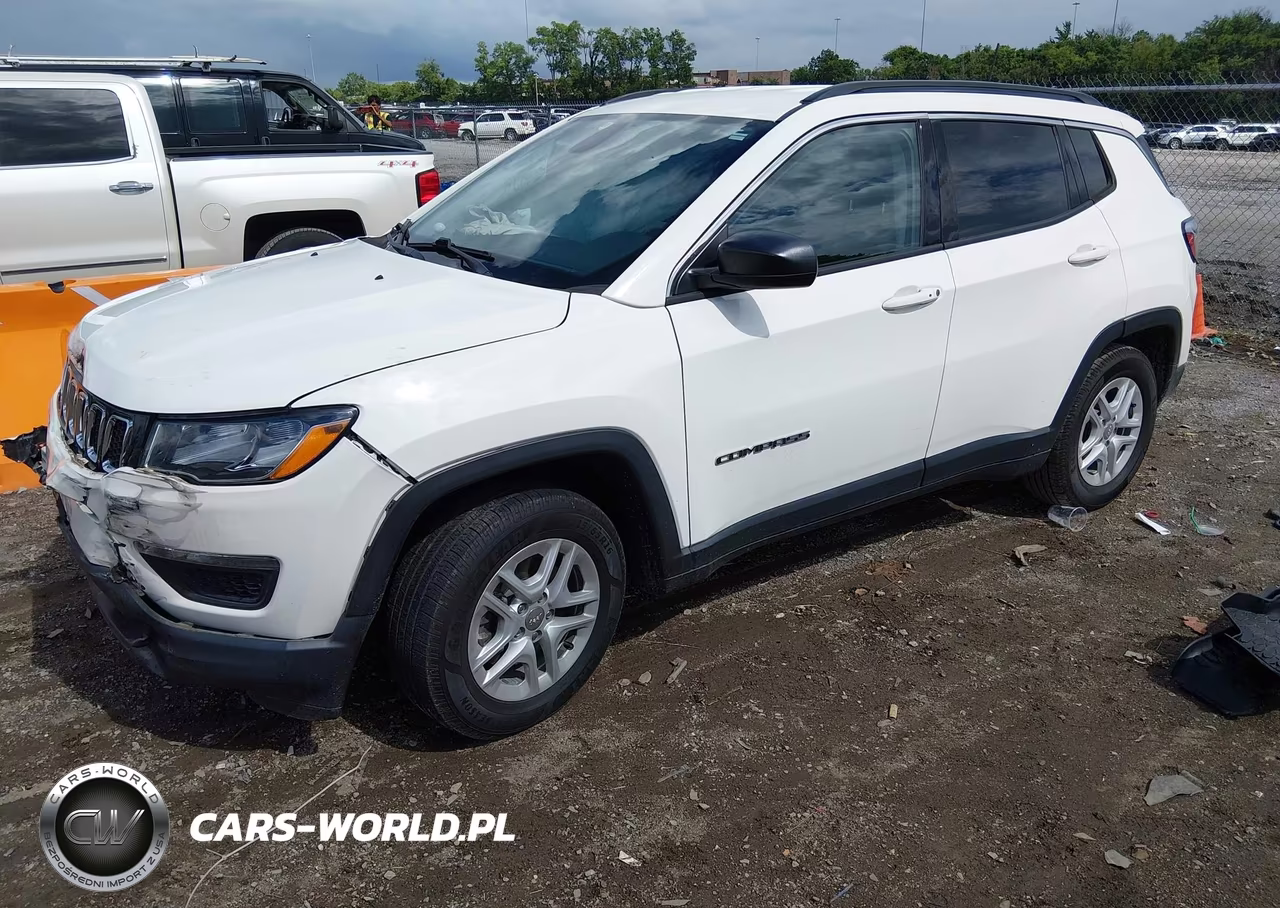 2019 Jeep Compass Sport Fwd VIN:3C4NJCAB3KT677330 - 2