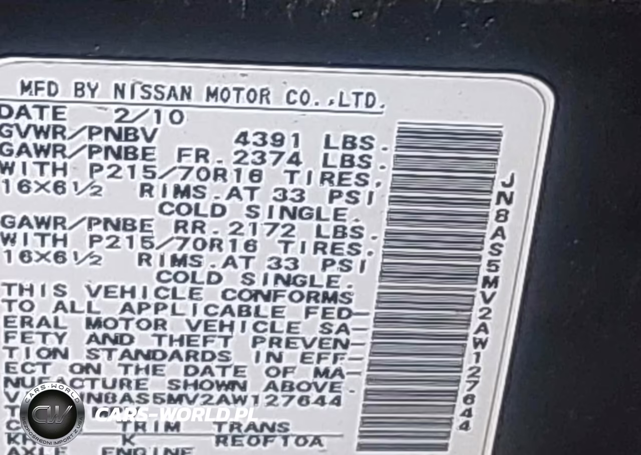 2010 Nissan Rogue S VIN:JN8AS5MV2AW127644 - 9