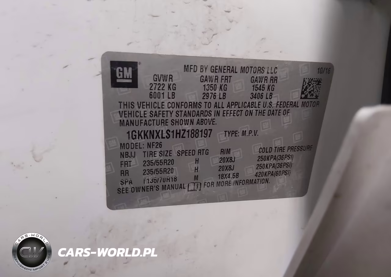 2017 GMC Acadia Denali VIN:1GKKNXLS1HZ188197 - 9