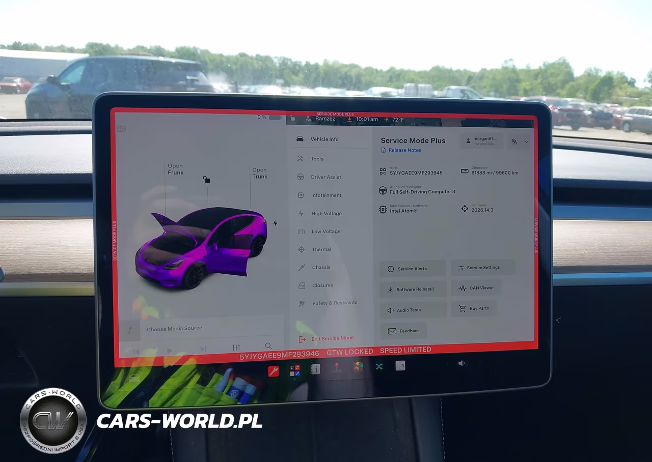 2021 Tesla Model Y Long Range Dual Motor All-Wheel Drive VIN:5YJYGAEE9MF293946 - 18