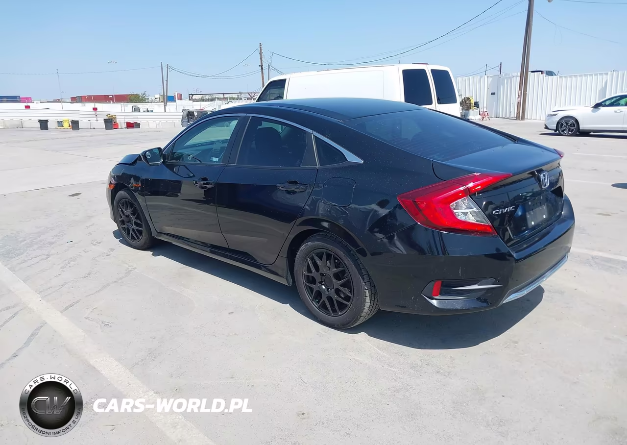2020 Honda Civic Lx VIN:19XFC2F64LE204823 - 3