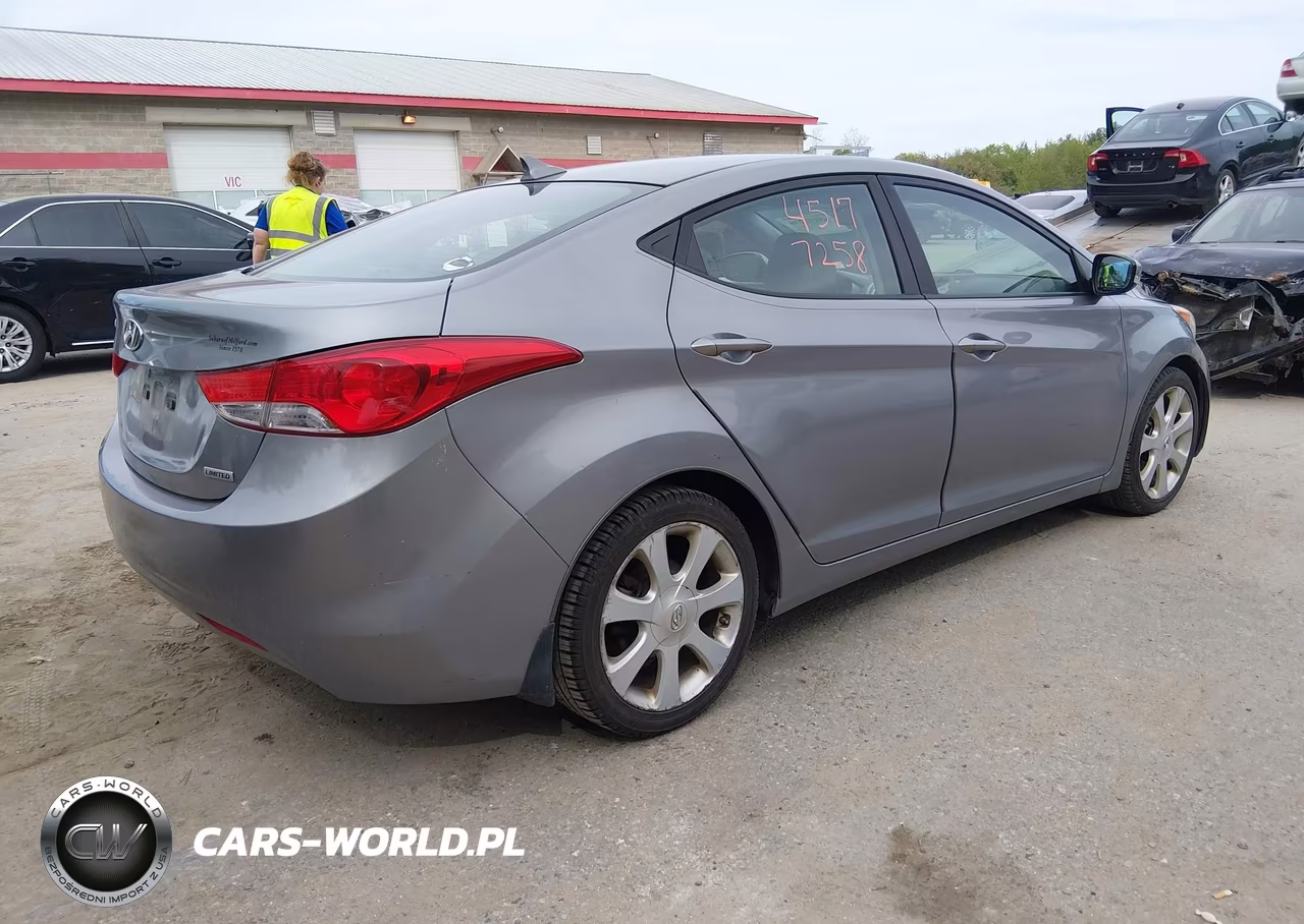 2012 Hyundai Elantra Limited (Ulsan Plant) VIN:KMHDH4AE4CU475316 - 4