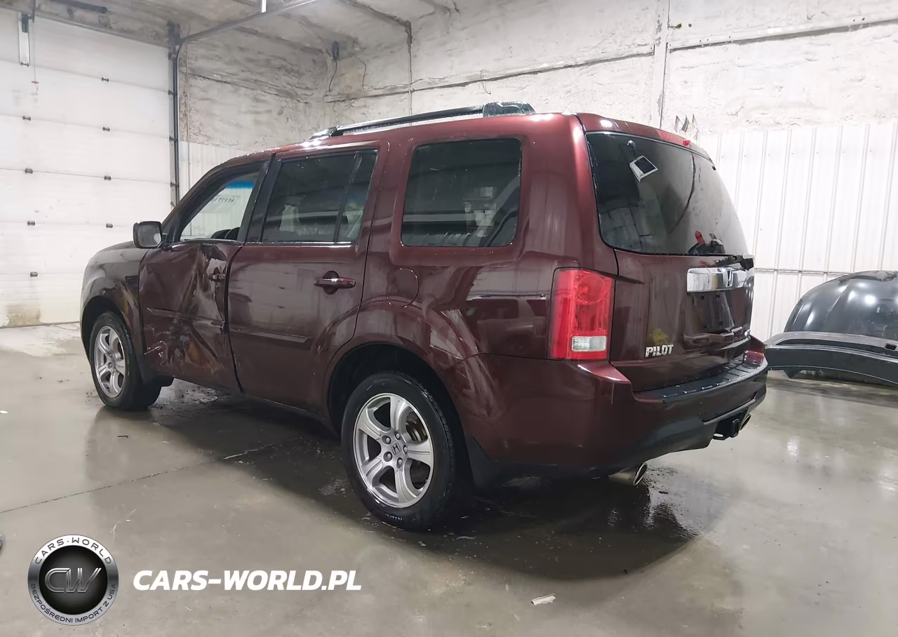 2012 Honda Pilot Ex-L VIN:5FNYF4H51CB018666 - 3