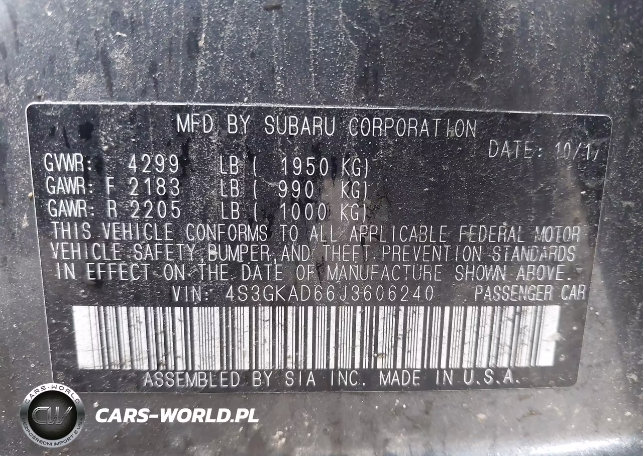 2018 Subaru Impreza 2.0I Premium VIN:4S3GKAD66J3606240 - 9