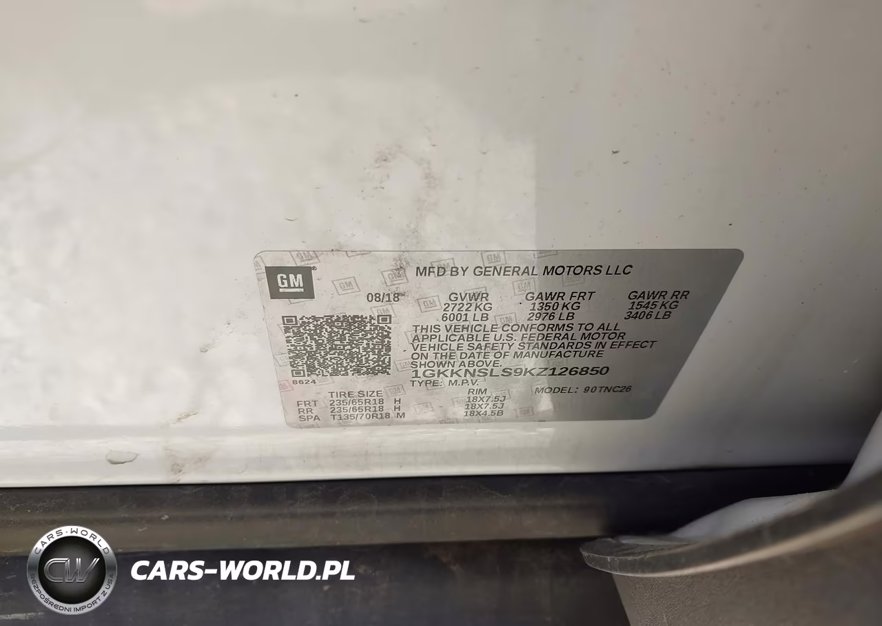 2019 GMC Acadia Sle-2 VIN:1GKKNSLS9KZ126850 - 9