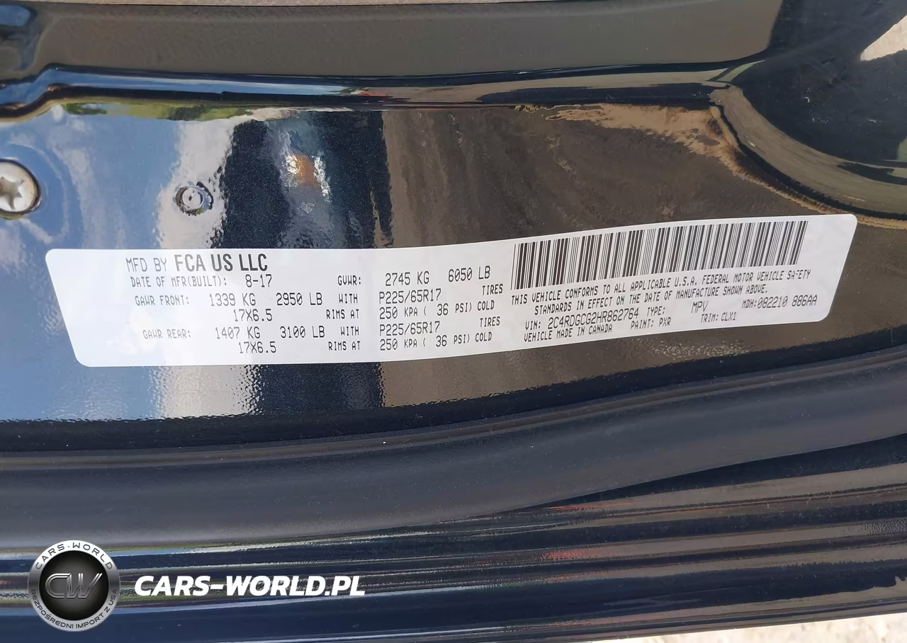 2017 Dodge Grand Caravan Sxt VIN:2C4RDGCG2HR862764 - 9