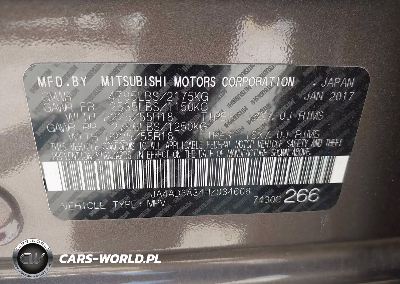 2017 Mitsubishi Outlander Sel VIN:JA4AD3A34HZ034608 - 9