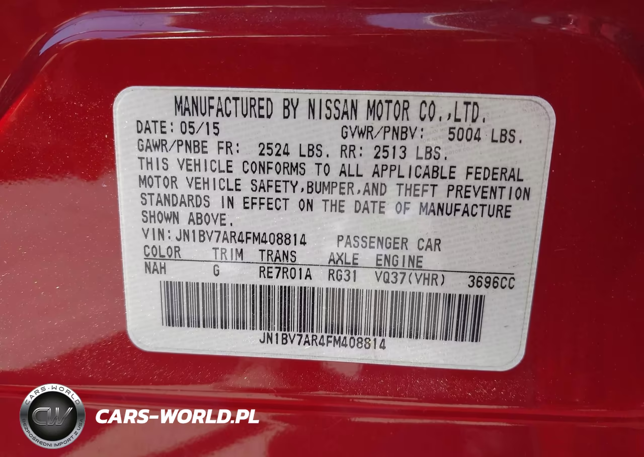 2015 Infiniti Q50 Premium VIN:JN1BV7AR4FM408814 - 9