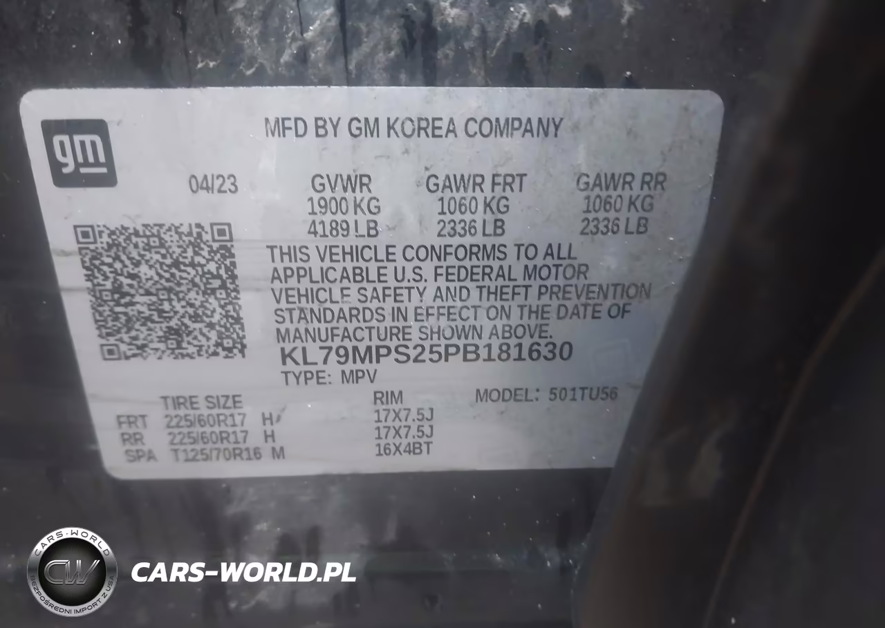 2023 Chevrolet Trailblazer Fwd Lt VIN:KL79MPS25PB181630 - 9