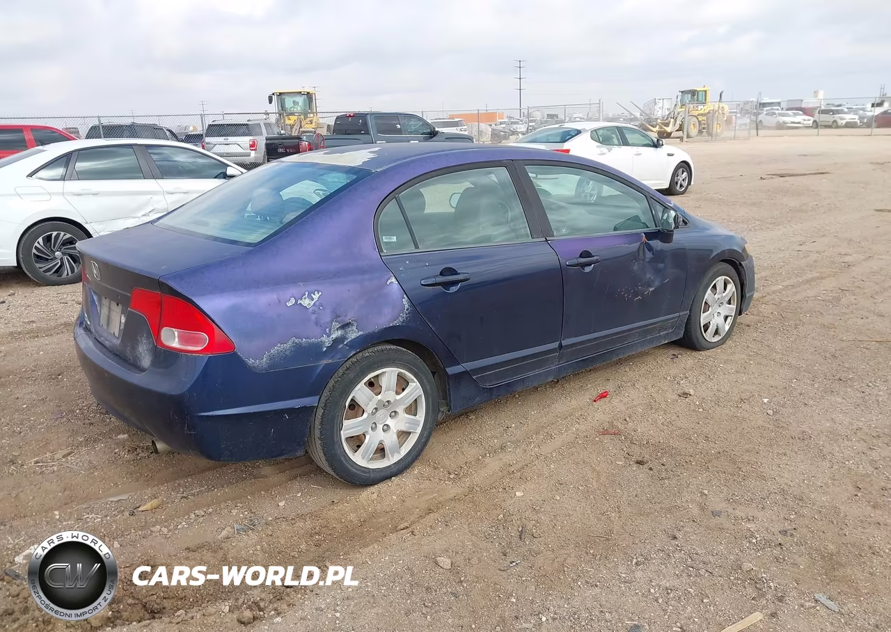 2008 Honda Civic Lx VIN:2HGFA16568H510717 - 4