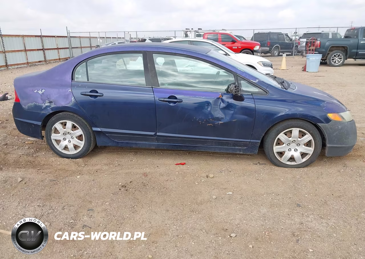 2008 Honda Civic Lx VIN:2HGFA16568H510717 - 6