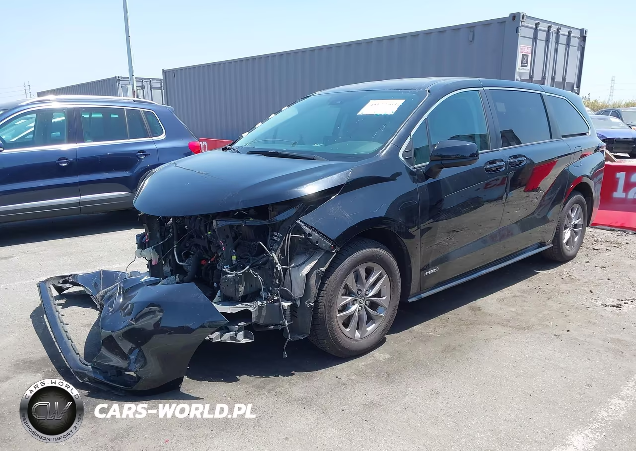 2021 Toyota Sienna Le VIN:5TDKRKEC2MS029452 - 2