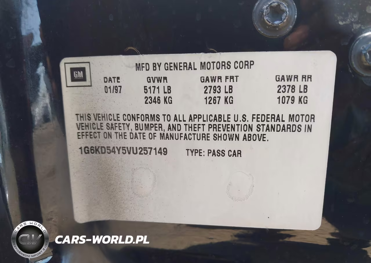 1997 Cadillac Deville Standard VIN:1G6KD54Y5VU257149 - 9