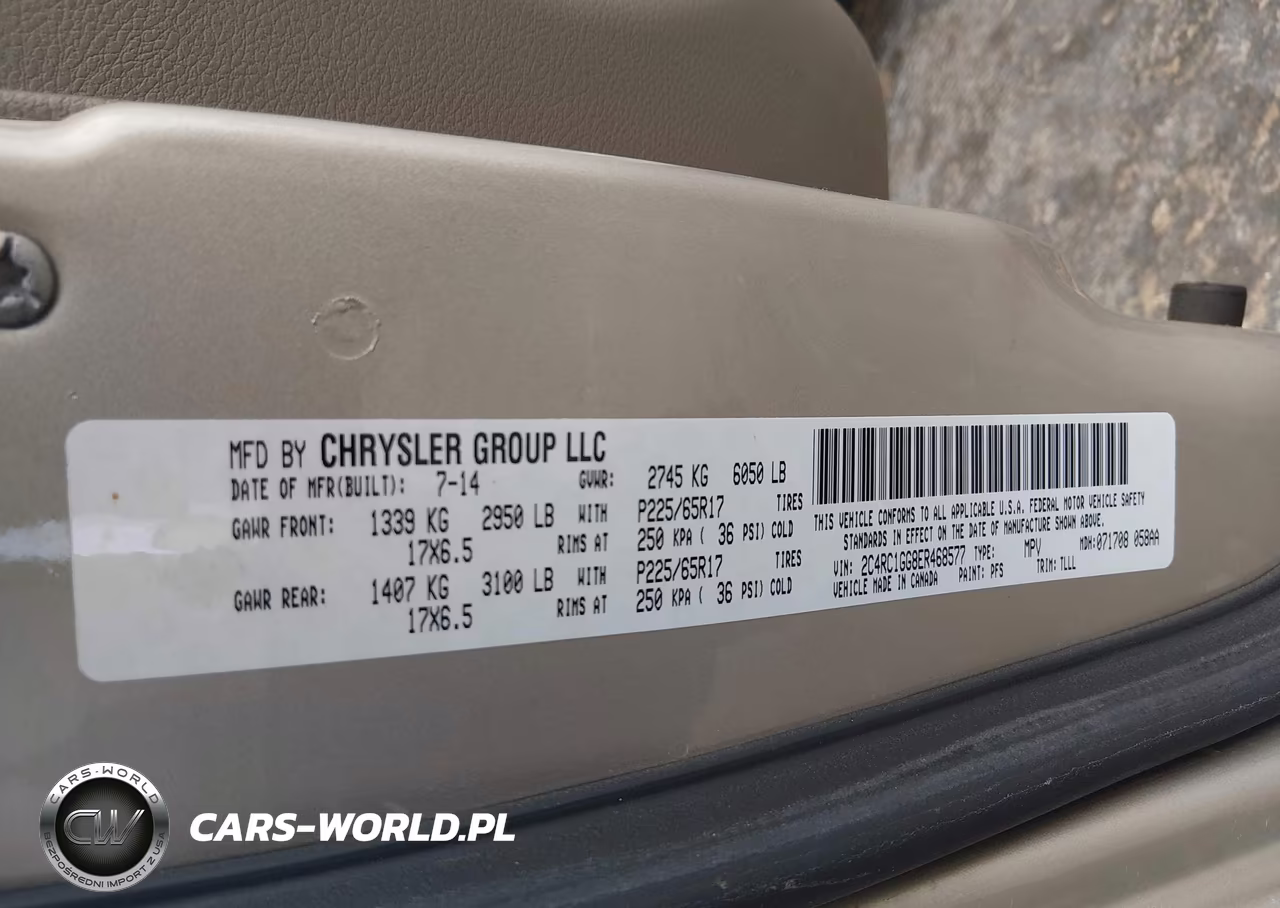 2014 Chrysler Town & Country Limited VIN:2C4RC1GG8ER468577 - 9